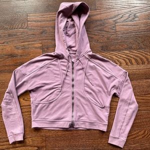 Lululemon Cropped Hoodie Zip Up Sweatshirt